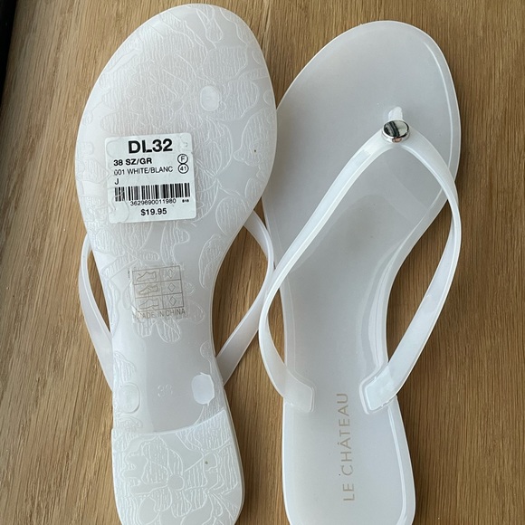 Le chateau jelly flip flops brand new - Picture 2 of 3